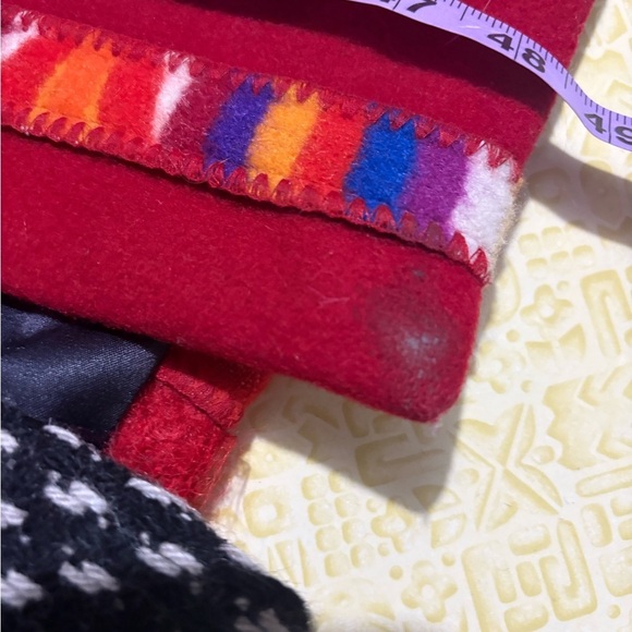 Vintage Coloratura Colorful Patchwork Long Coat - Picture 12 of 12